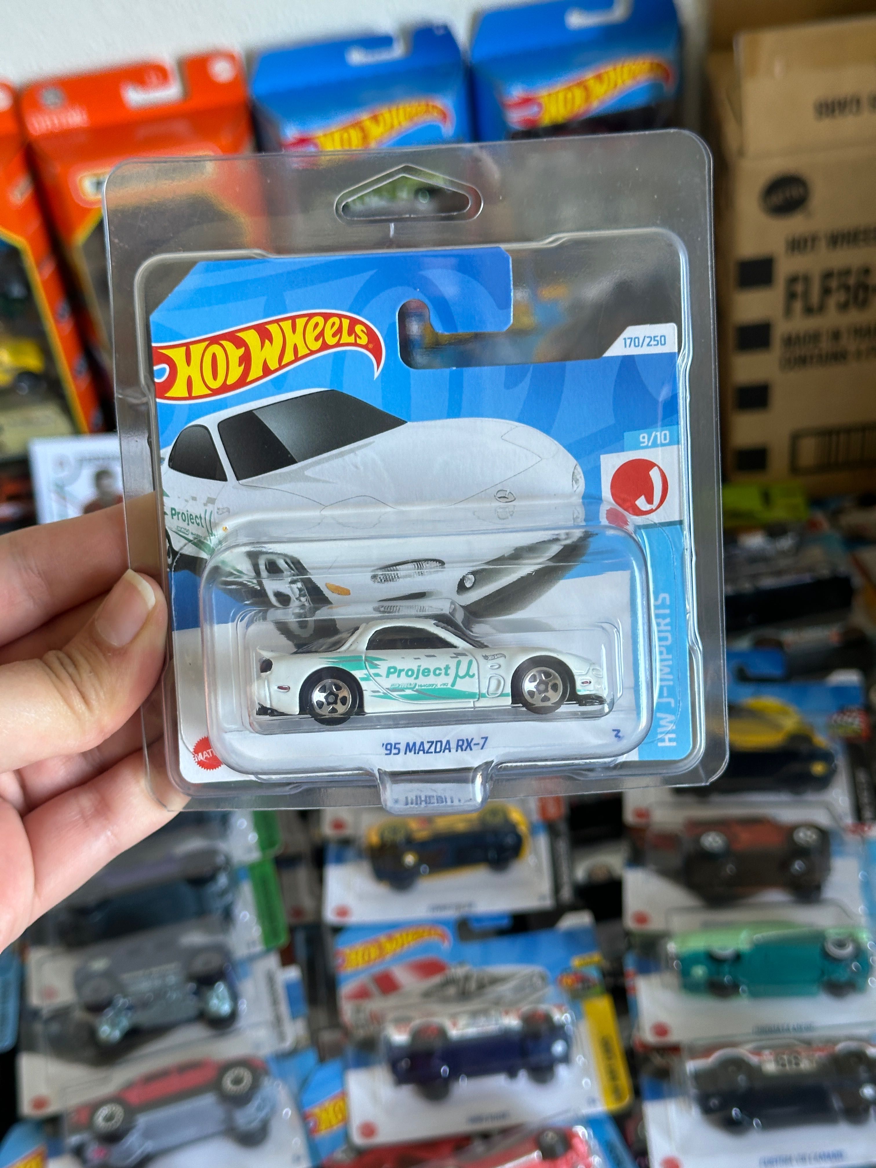 caixa protetora cartela hot wheels mainline Blister protector