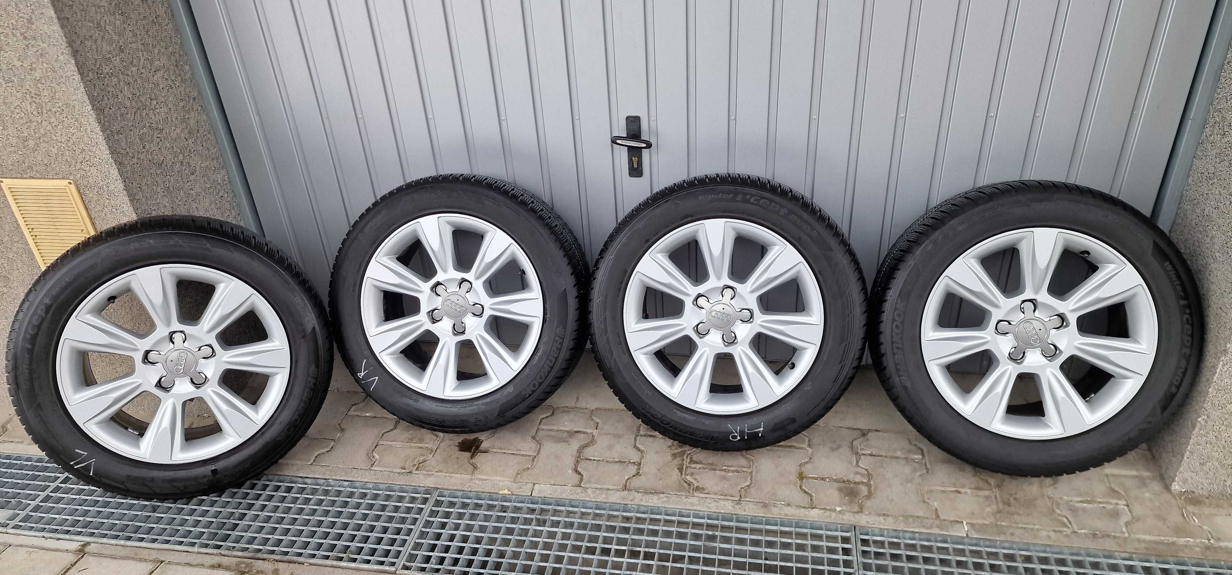 Oryginalne koła Audi A4 A5 A6 R17 5x112!Opony zimowe!