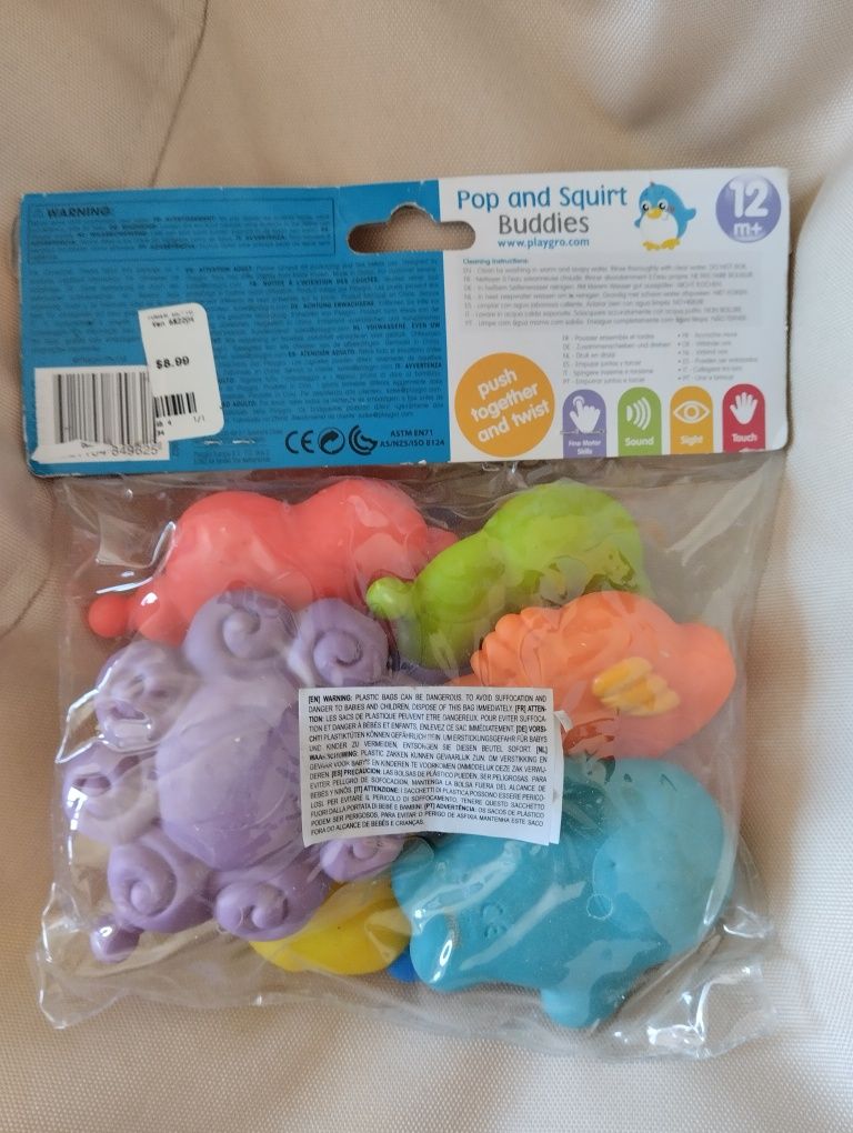 Игрушки брызгалки для купания Оригинал