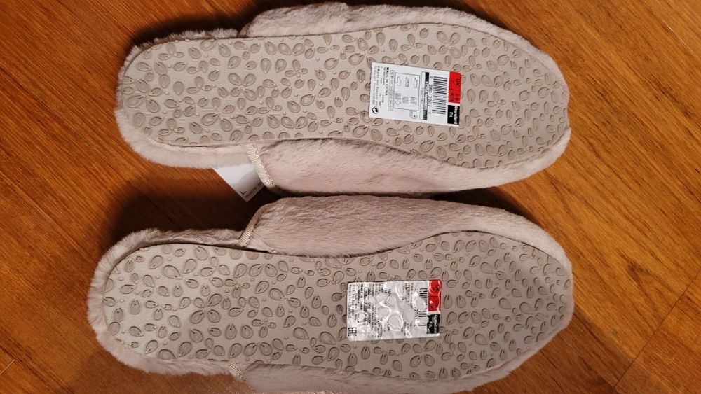 Nowe Kapcie M&S Collection "Love Slippers" z Kryształkami, Rozmiar 40,