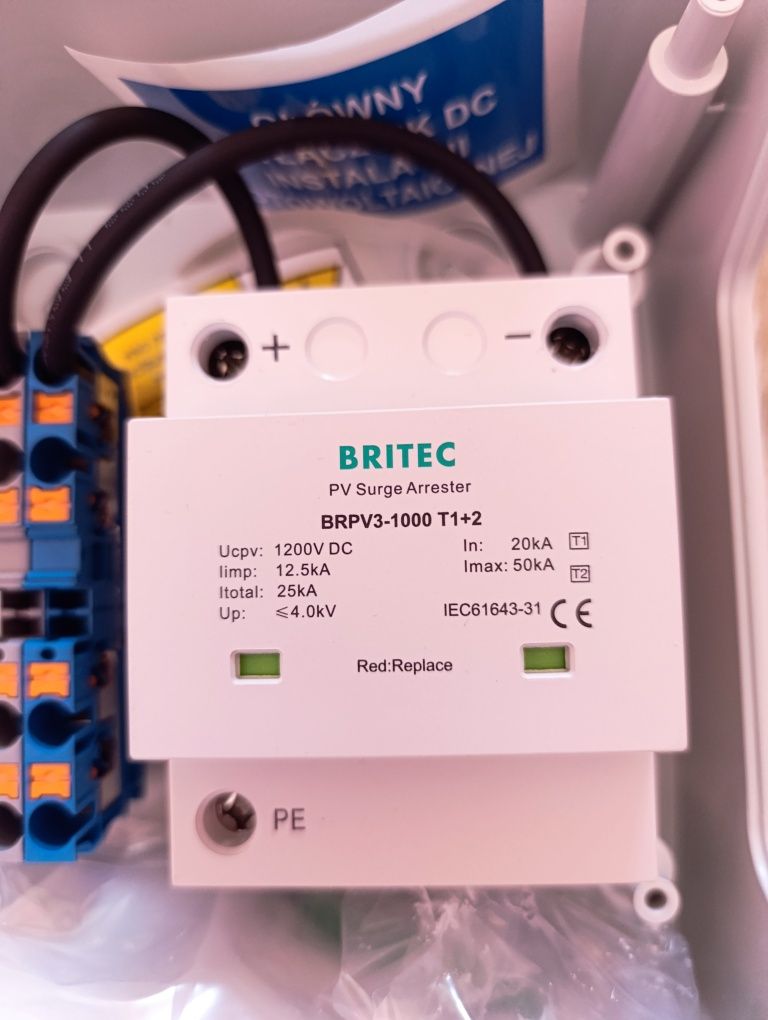 Ogranicznik Przepięć Britec T1+2 BRPV3-1000 T1+2