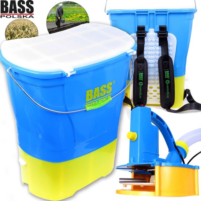 BASS POLSKA Siewnik Akumulatorowy Plecakowy Do Nasion Trawy 20l BP8561