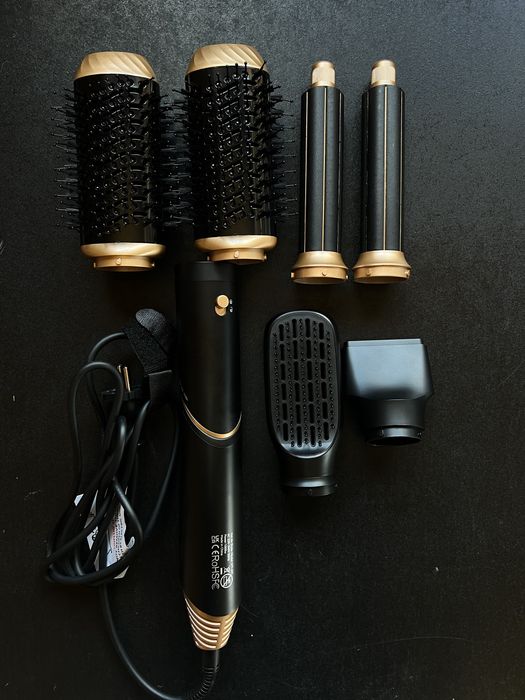 Стайлер для волосся 5-в-1. Новий. Повний комплект