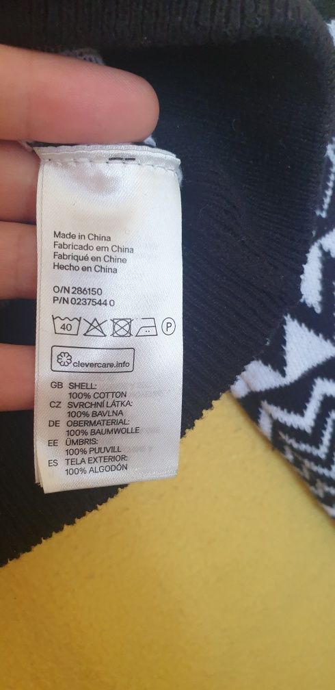Krótki sweterek H&M 100% bawełna