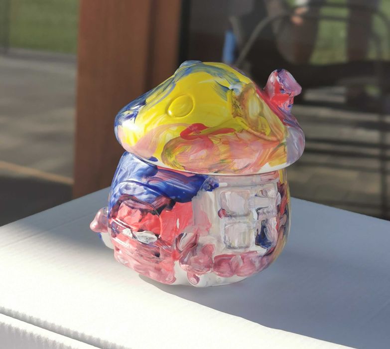 Zestaw kreatywny | z gipsu | MYSZKA | DOMEK SMERFÓW