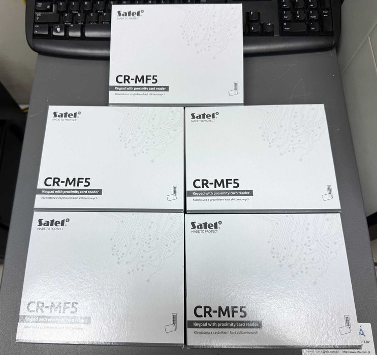 Klawiatura z czytnikiem kart zbliżeniowych MIFARE Satel CR-MF5