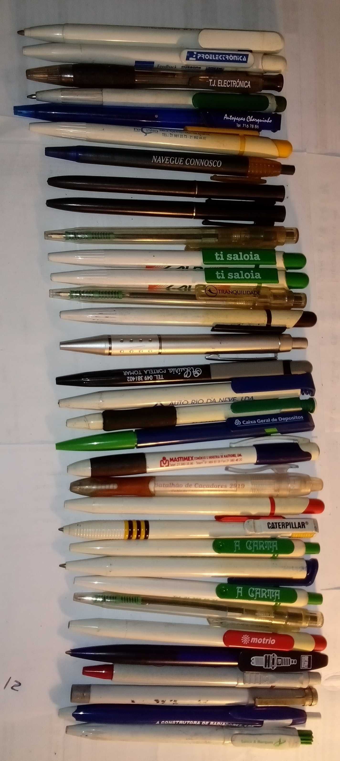 canetas para colecção