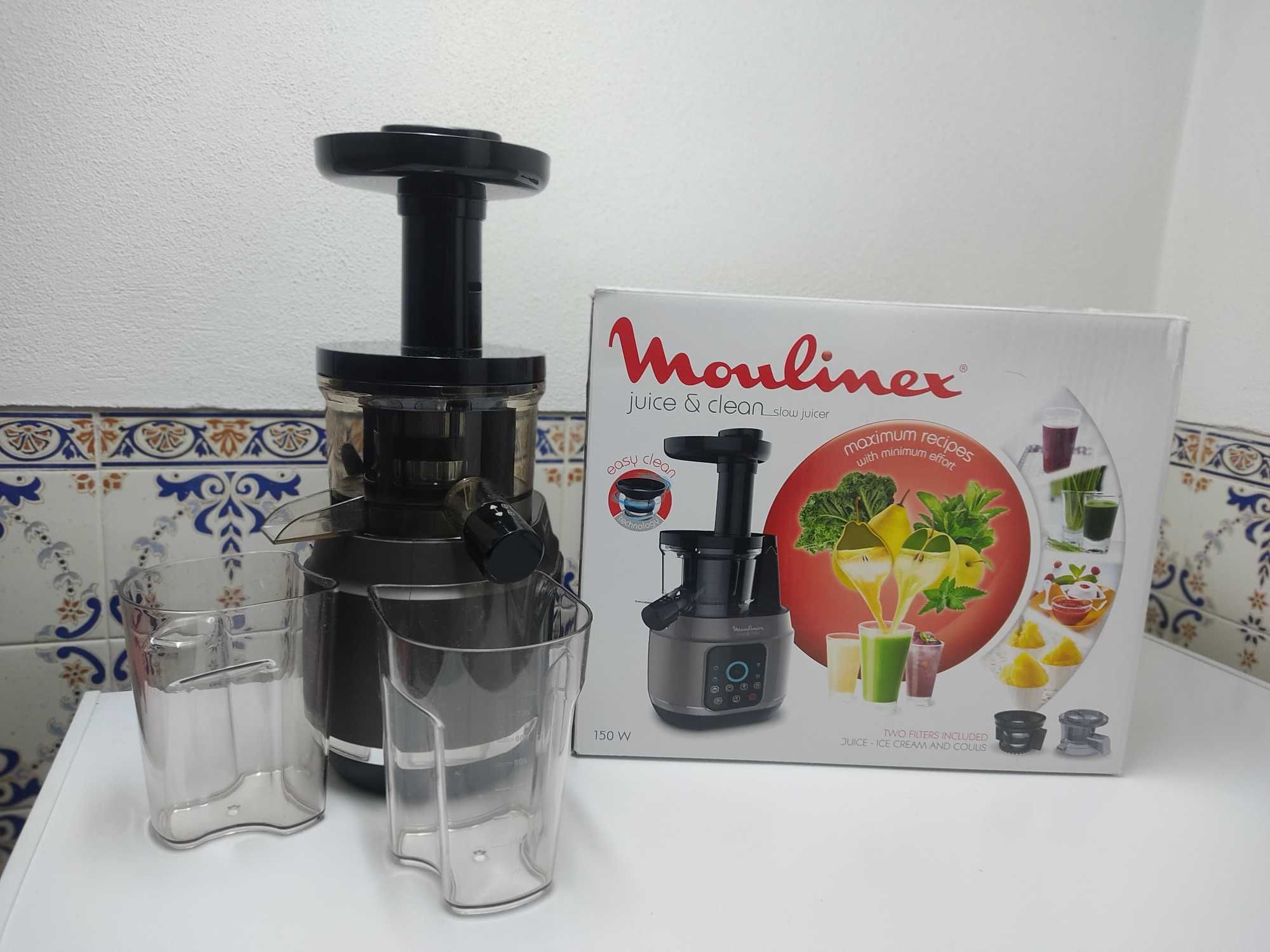 Máquina de sumos Moulinex Centrifugadora Juice & Clean NOVA