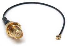 Konektor antenowy gniazdo uF - gniazdo SMA R/P Kod.: E83275