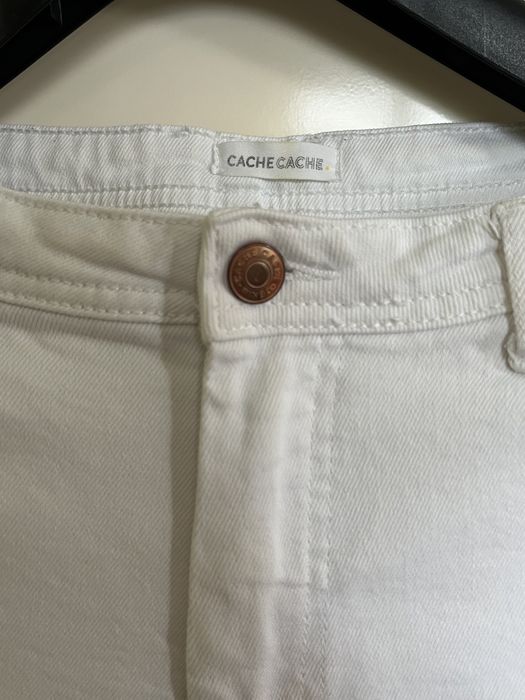 Spodnie jeansowe białe 40 Cache Cache