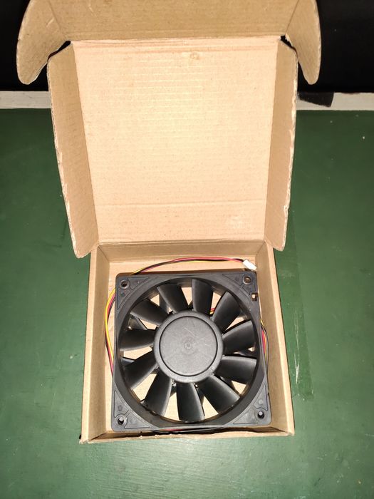 6 x Ventoinhas HF 12V 200 cfm 12x12 3 pinos [NOVAS]