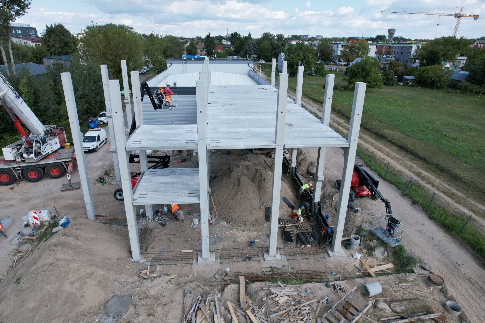 Słupy żelbetowe, słup betonowy, betonowe, do hali, prefabrykowane