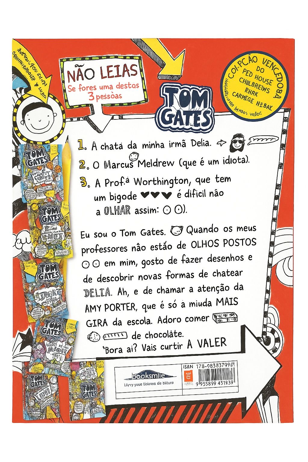 Livro "O mundo fantástico de Tom Gates"