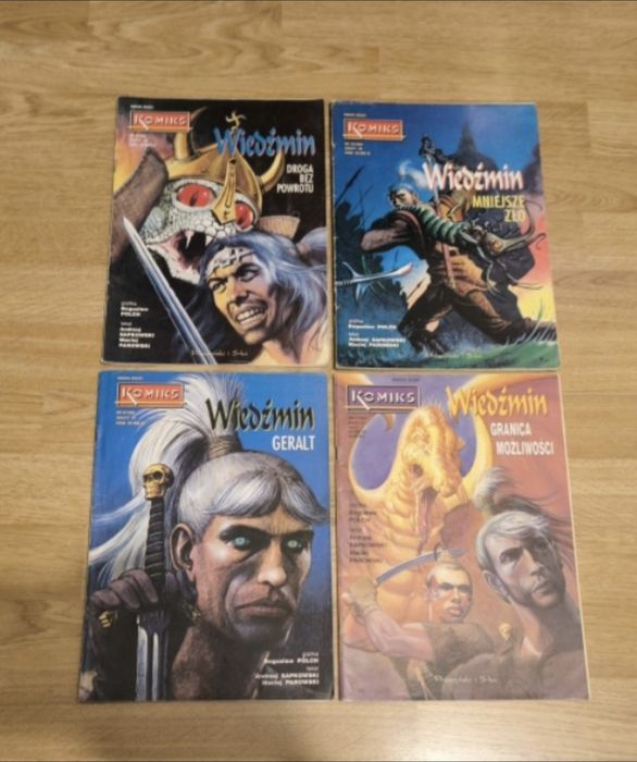 4 komiksy WIEDŹMIN.  Wydanie 1