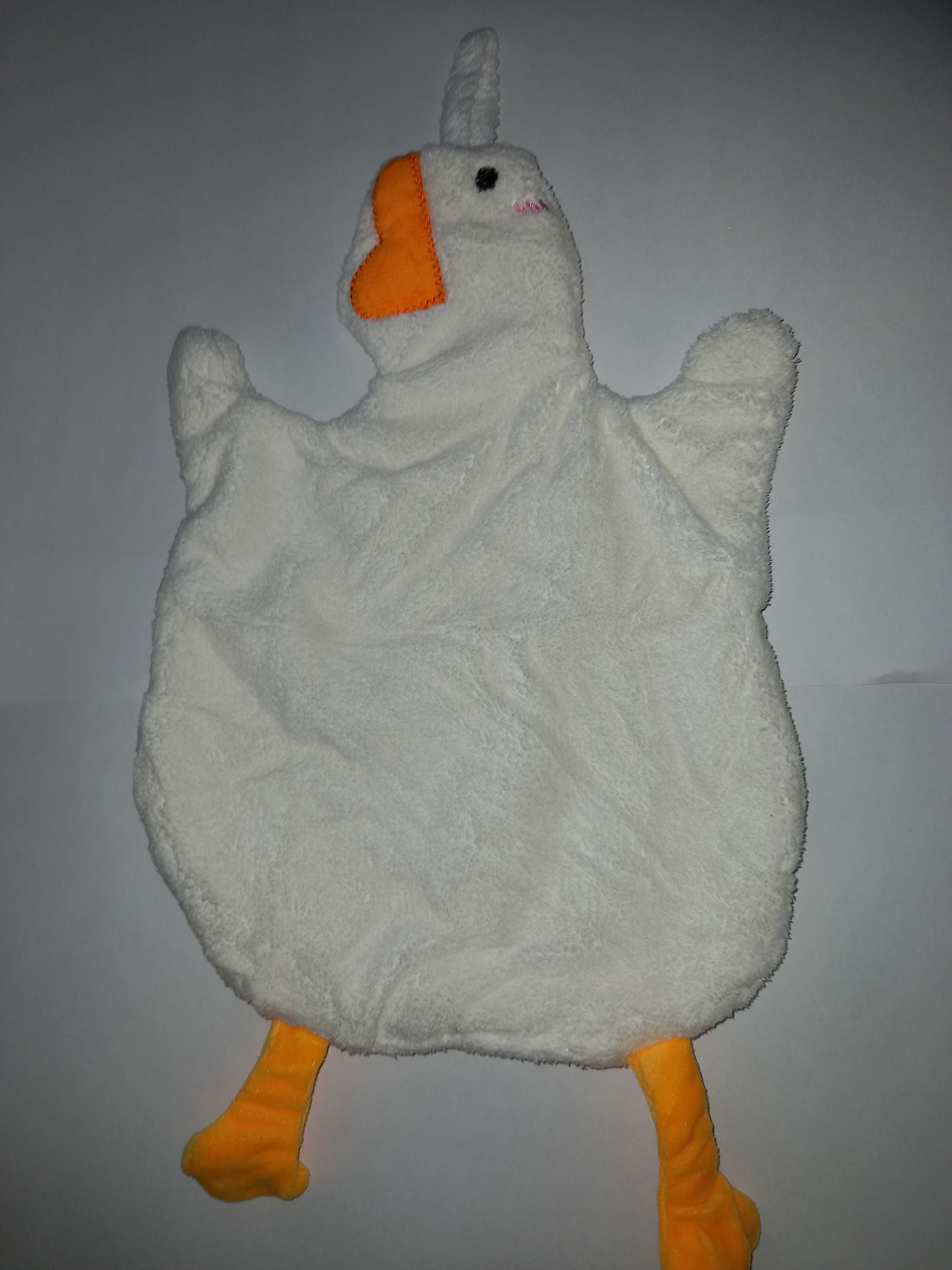 Міні рушник гуска полотенце утка белая для кухни гусь гуси