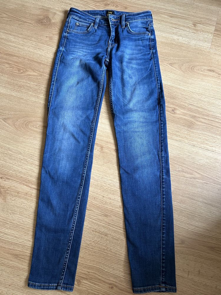 Oryginalne jesnsy damskie proste Lee w bardzo dobrym stanie, 32/34