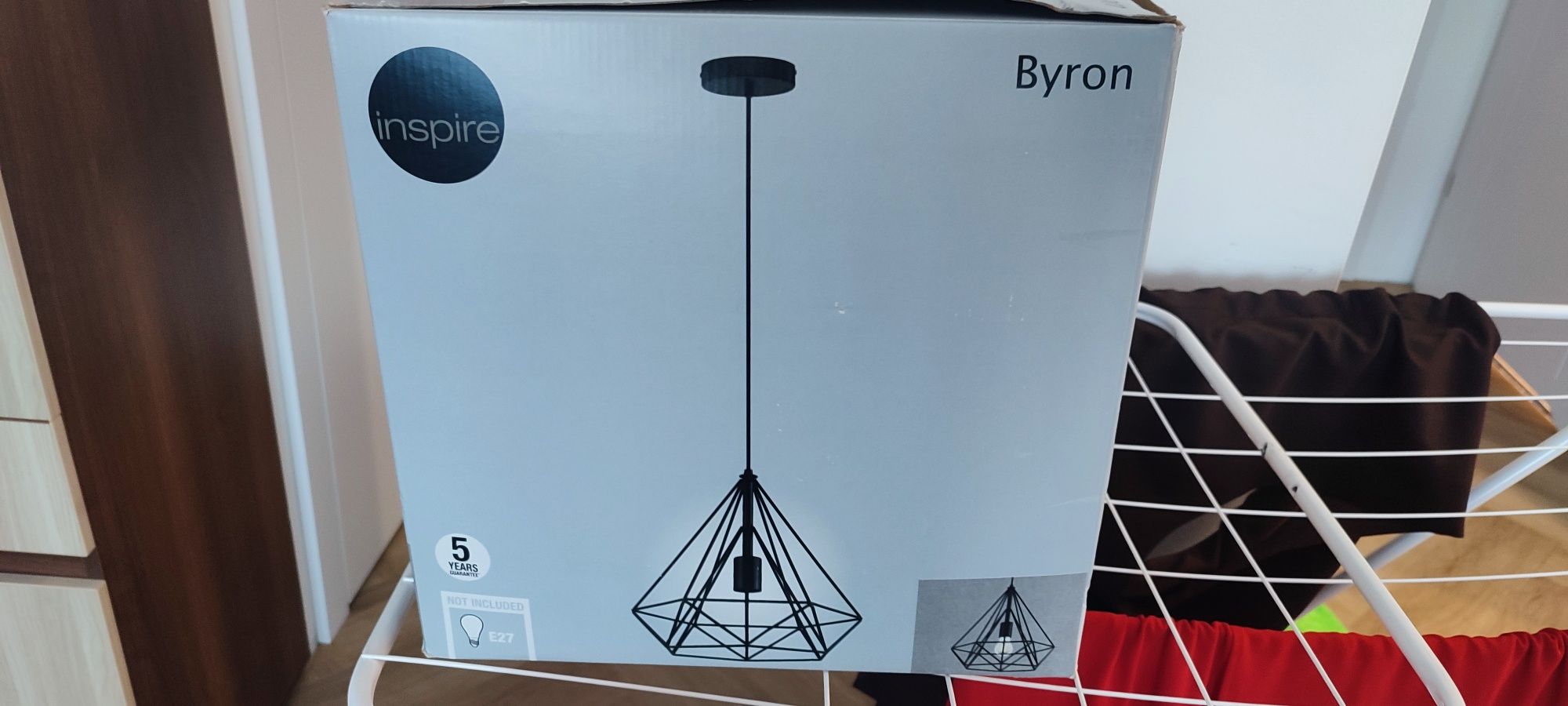 Lampa wisząca Byron czarna E27 Inspire
