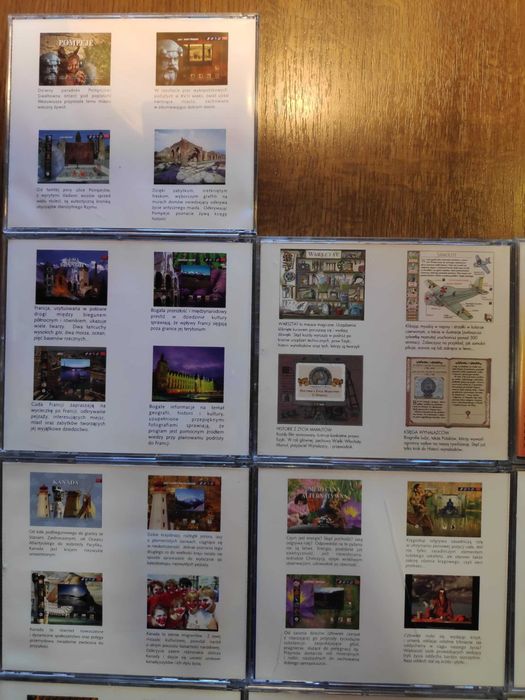 27 sztuk Zestaw Encyklopedia Optimus Pascal Jak to działa płyty CD PC