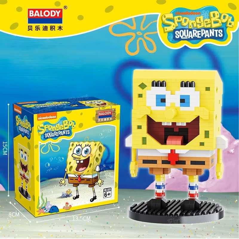 Klocki Spongebob Kanciastoporty 694 elementów jak Lego Nowe Prezent