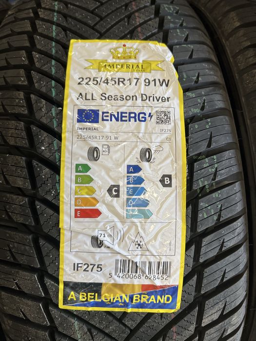 Opony wielosezonowe NOWE 225/45/R17 IMPERIAL All Season Driver / 2025r