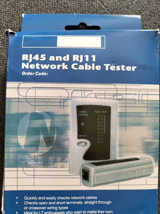 HB-DIGITAL Tester kabli sieciowych RJ45 / RJ11 LAN Network Cable Teste