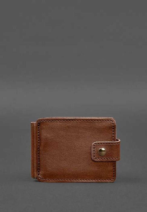 Шкіряне портмоне затискач