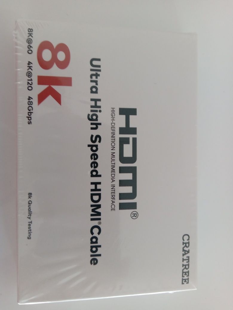 Kable HDMI Cratree o długości 15 stóp - 8K 60 Hz,
