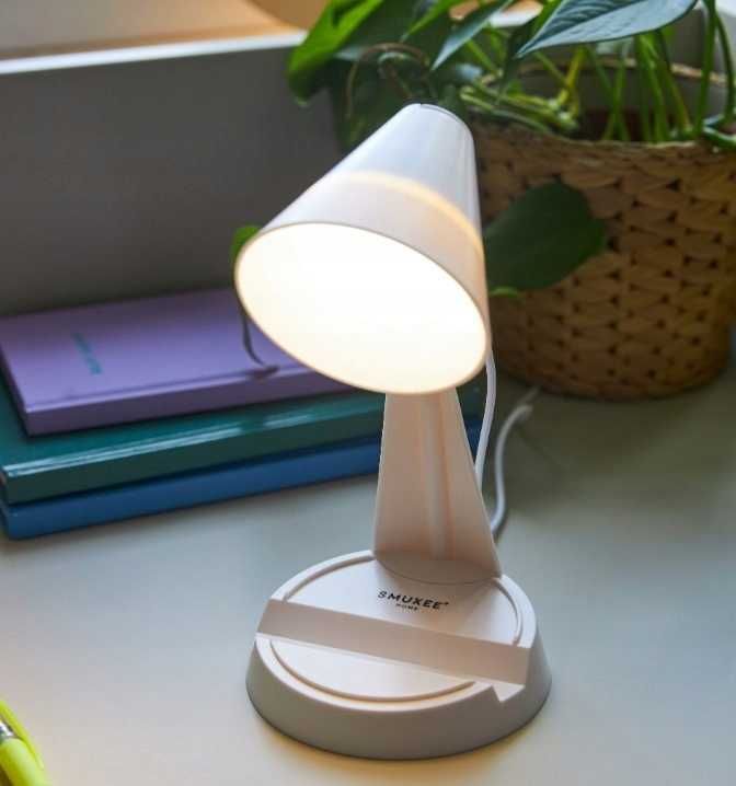 Lamka na biurko | lampka biurkowa Smukee (z odczepianym kloszem)