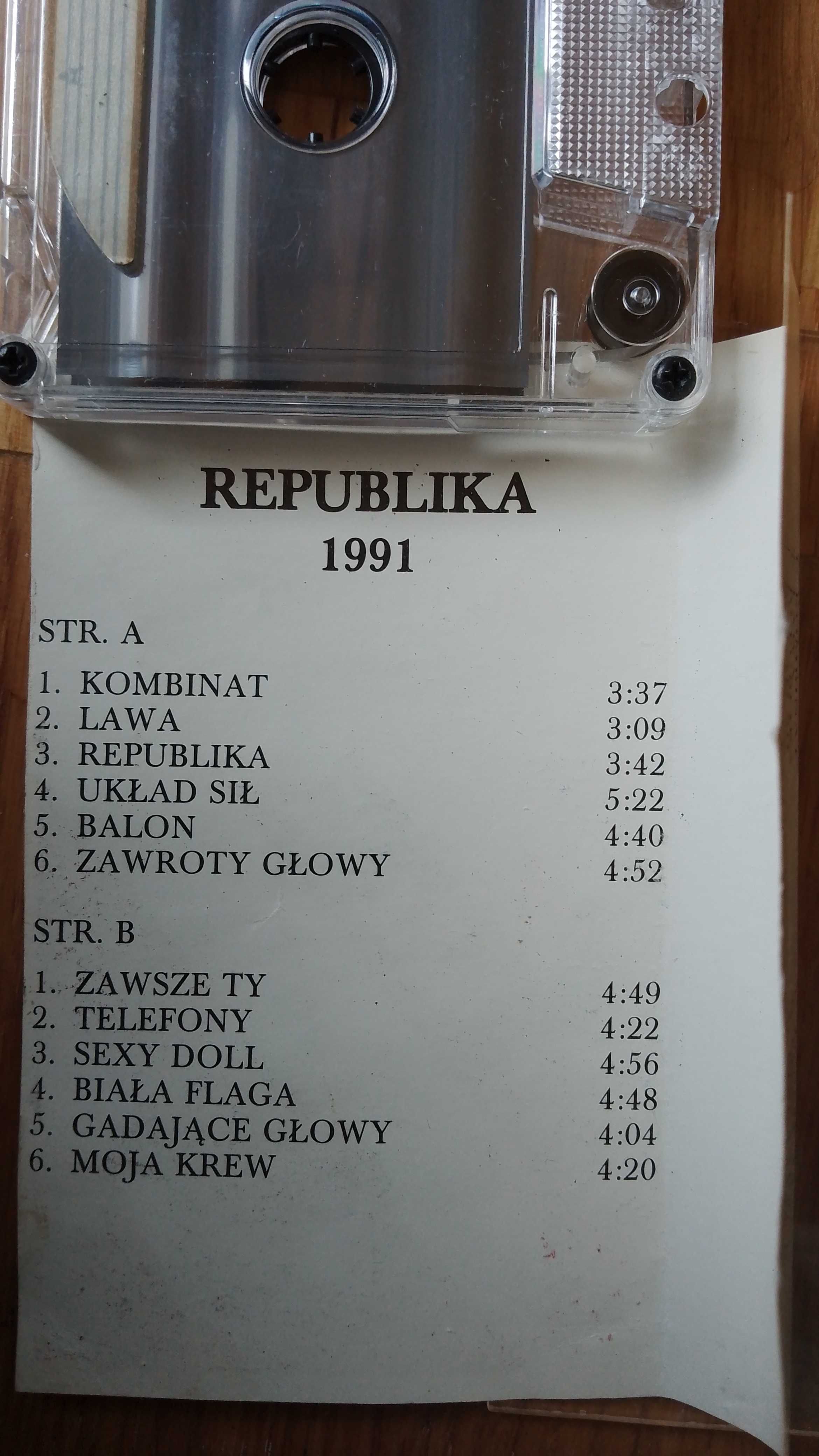 kaseta Republika - 1991