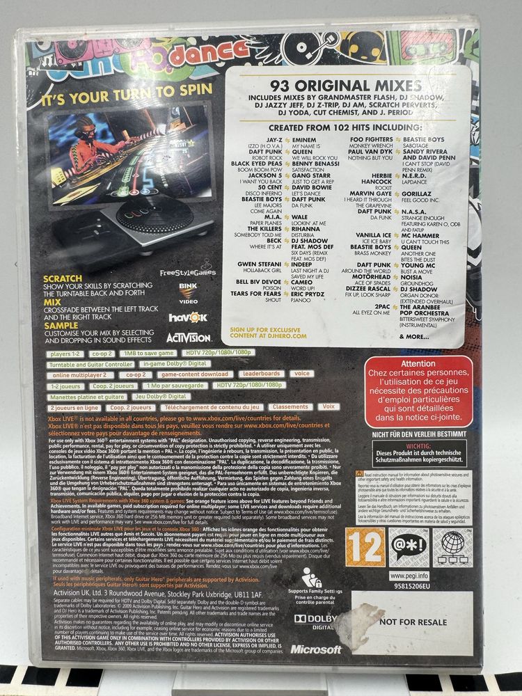 Dj Hero Xbox 360 Gwarancja