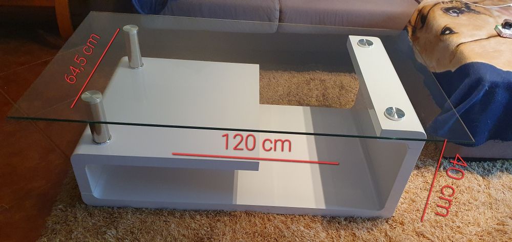 Mesa de centro branca