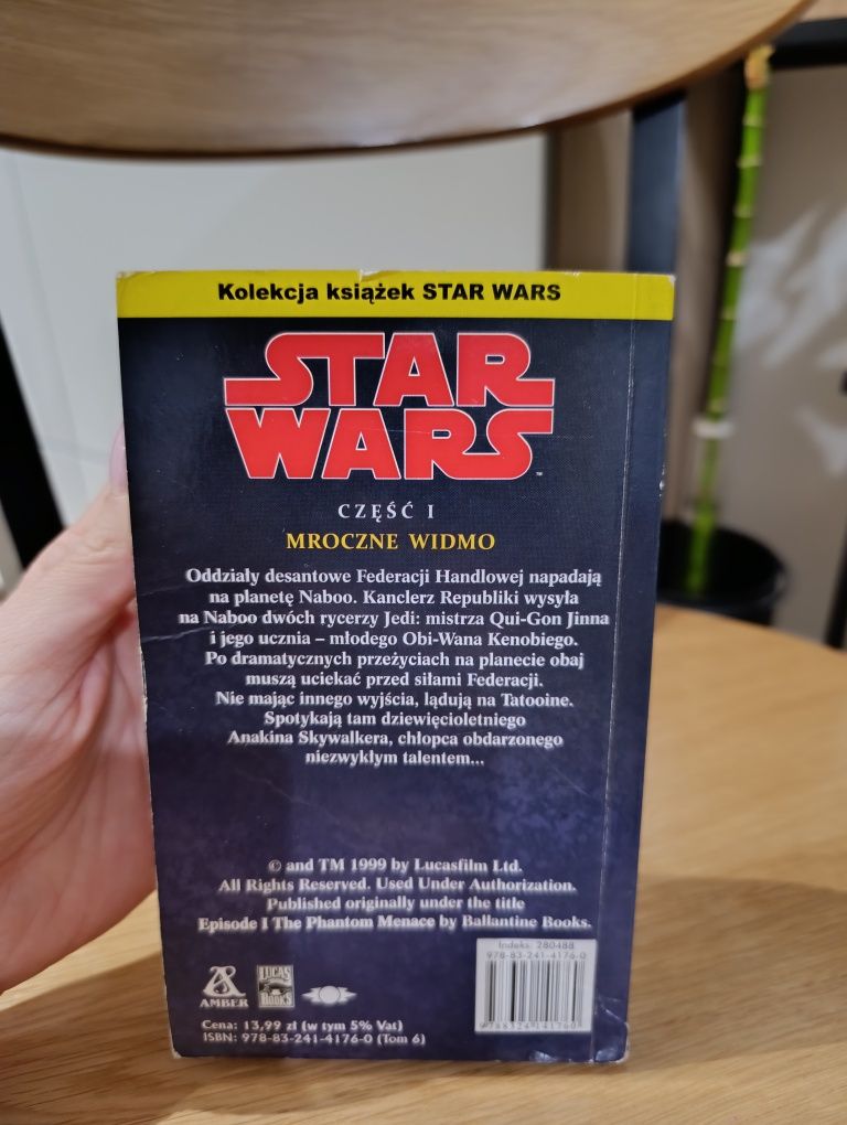Star Wars część 1 Mroczne Widmo Terry Brooks wydanie kieszonkowe