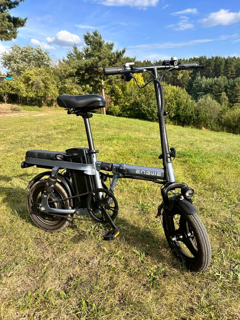 Rower miejski elektryczny ENGWIE T14 - Polecam