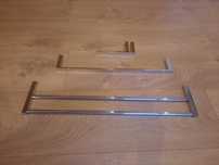 Conjunto de toalheiros e porta rolos NOVO