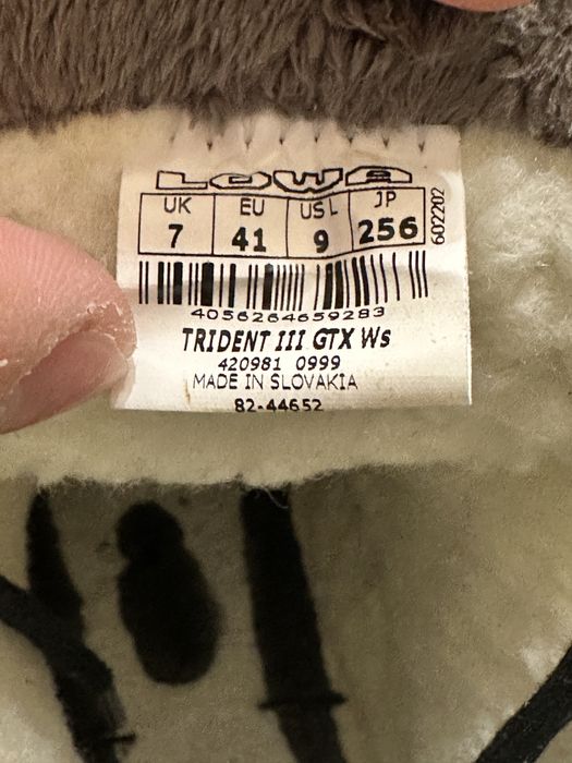 Черивики трекінгові Lowa trident lll gtx goretex