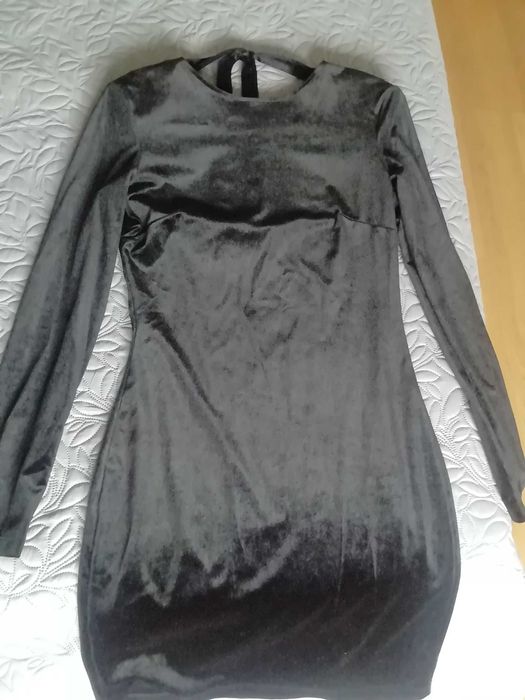 Vestido veludo Mango