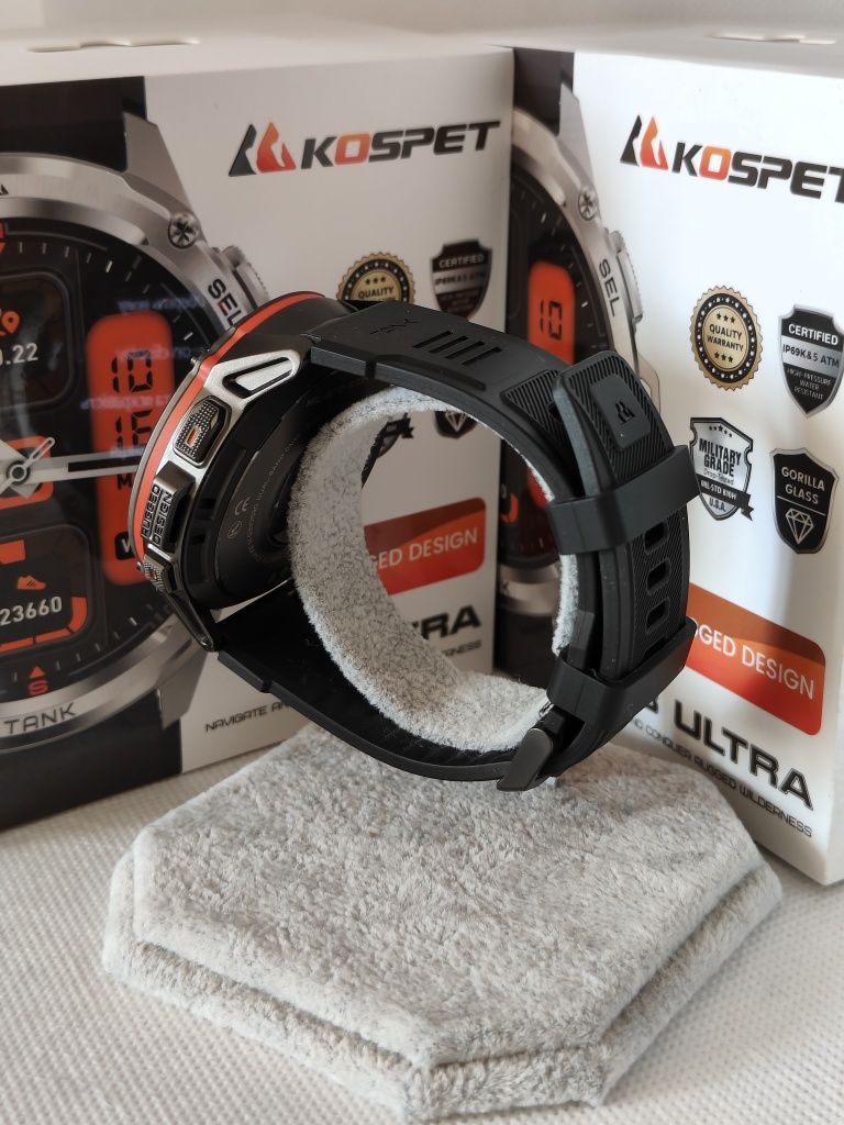 Тактические смарт часы Kospet TANK T3 Ultra + GPS + Compass