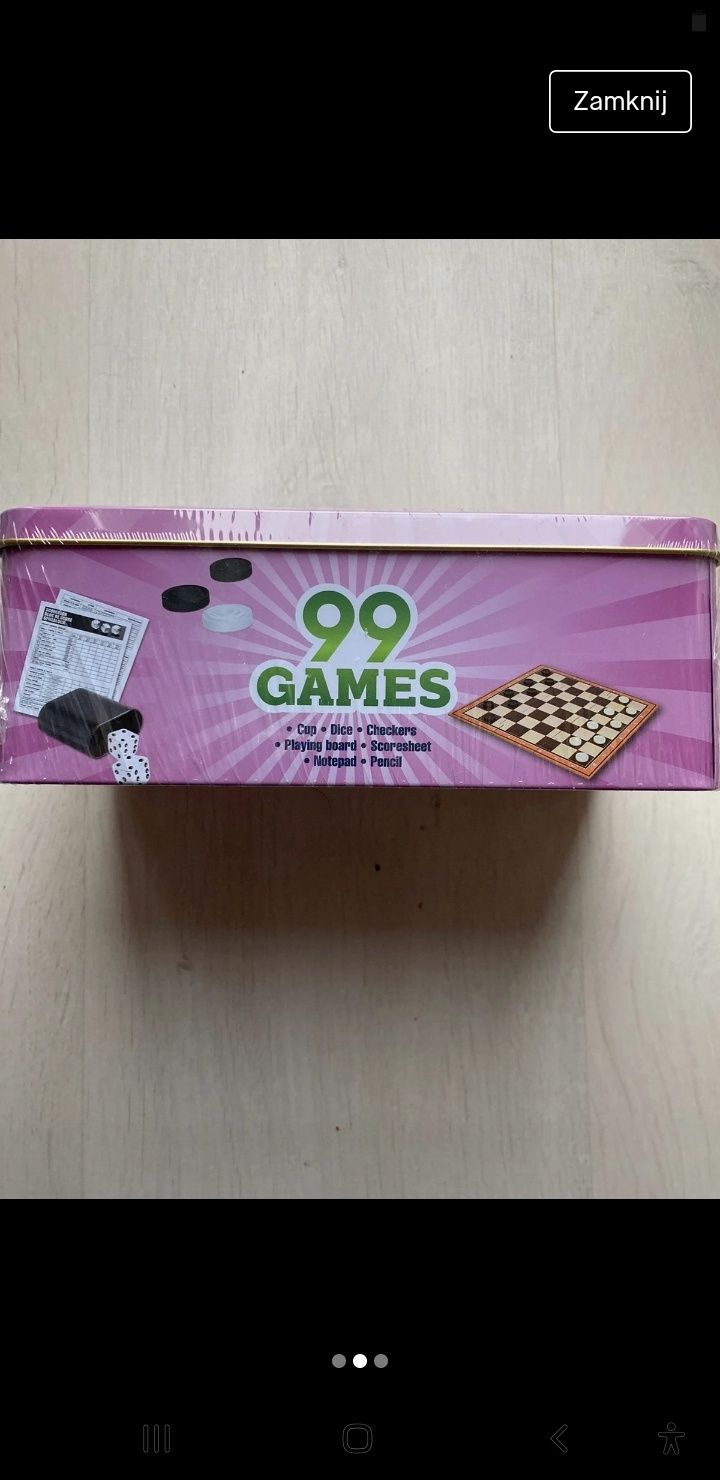 99 gier w metalowym pudełku