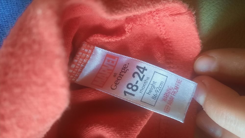 Góra od piżamka długi rękaw spiderman