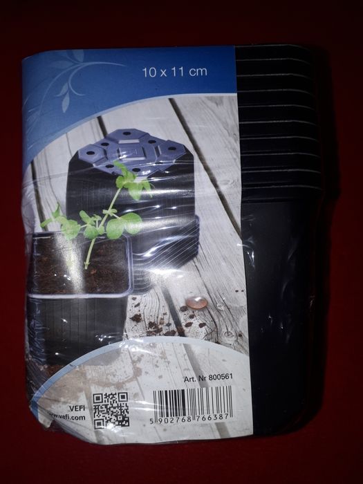 Zestaw, doniczka 10x11 cm, 6x6cm, tabliczki do opisywania 30szt