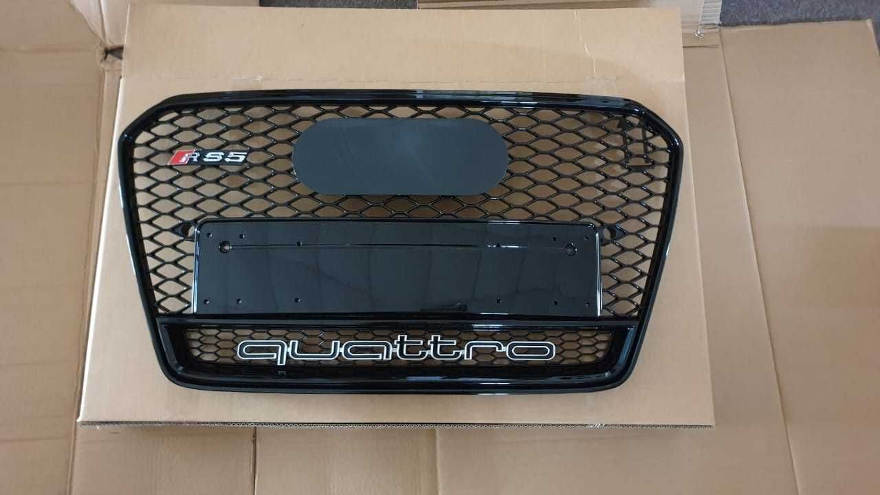 Atrapa grill Audi A5 A3 A4 A6 RS5 RS3 RS4 RS6 RS7 Black Chrom Quattro