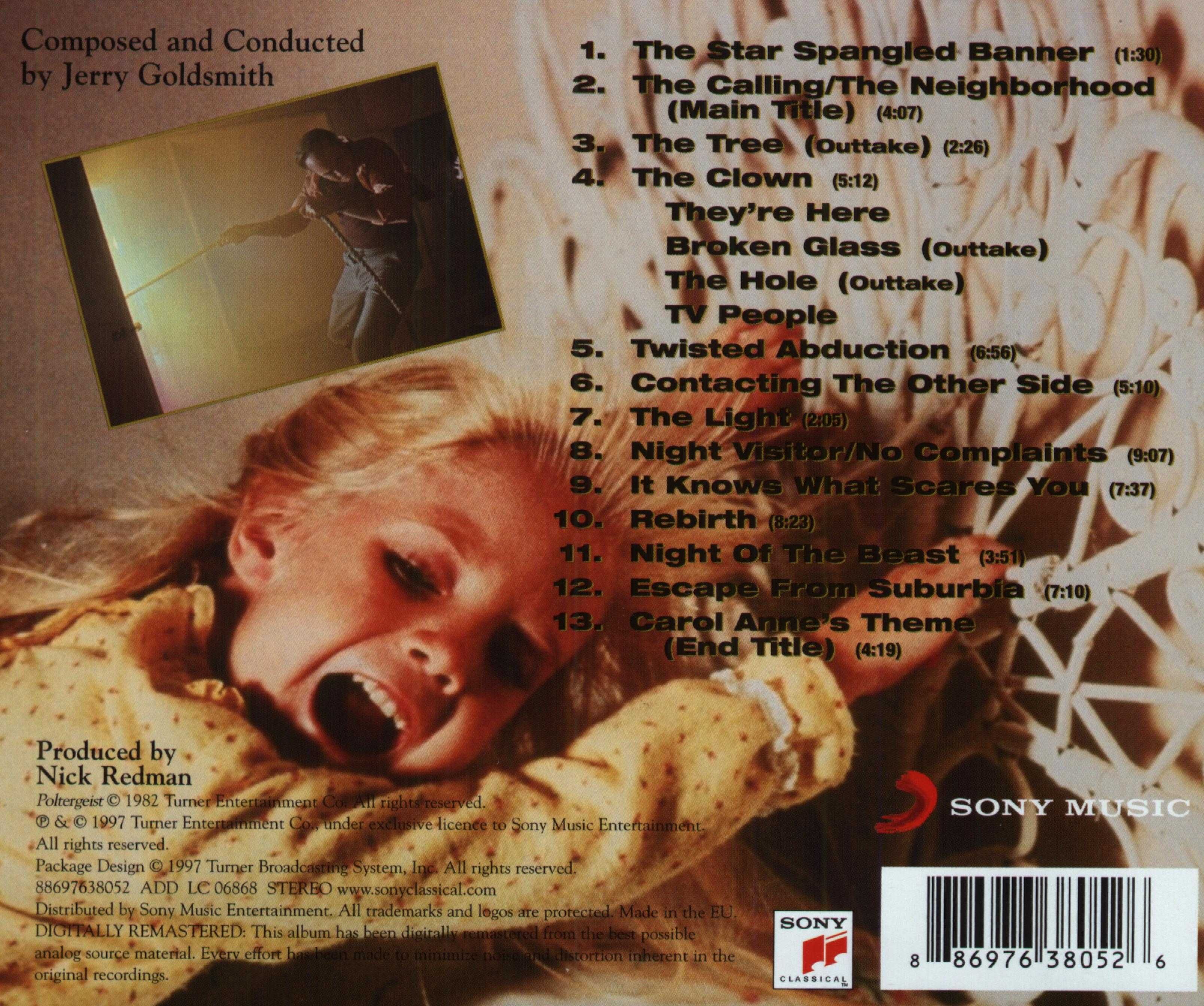 Jerry Goldsmith Poltergeist Duch 1982 CD OST