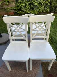 Krzesła  IKEA Białe 4szt (INGOLF)