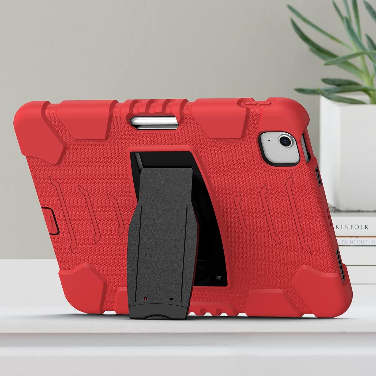 Etui na Tablet iPad Pro 12.9" z Podstawką Pancerne Czerwone