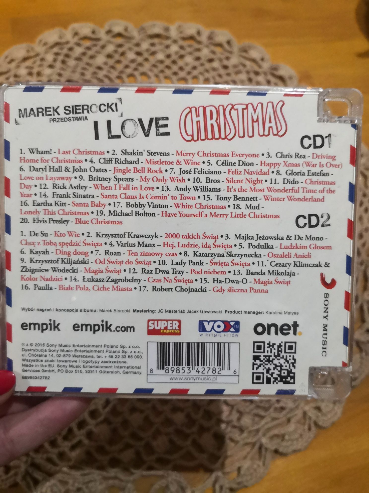 Marek Sierocki przedstawia - I Love Christmas - 4 cd - zestaw unikat