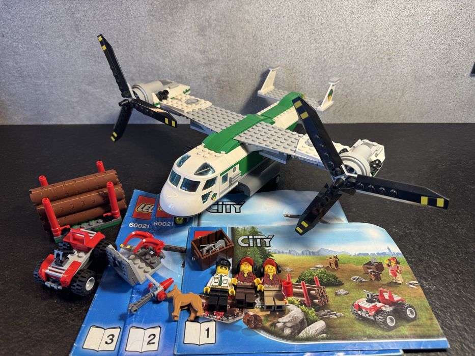 LEGO 60021 City Airport Cargo Heliplane zestaw samolot klocki