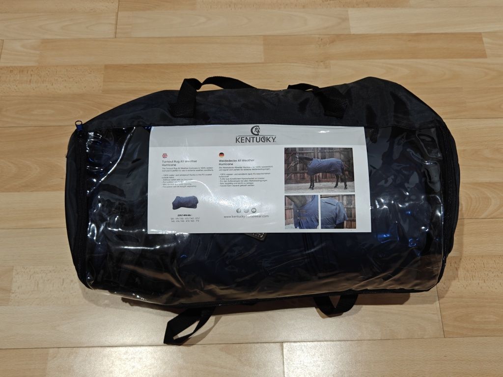 Derka padokowa Kentucky All weather Hurricane 50g 145cm granatowa