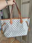 Torebka Louis Vuitton shopper neverfull skóra dodatki
