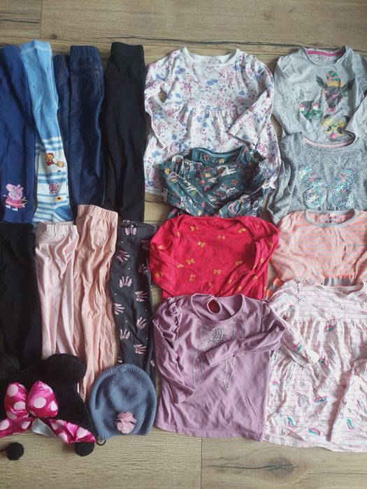 Mega paka ubrań dla dziewczynki jesień zima 2-3l 92-98cm różne marki