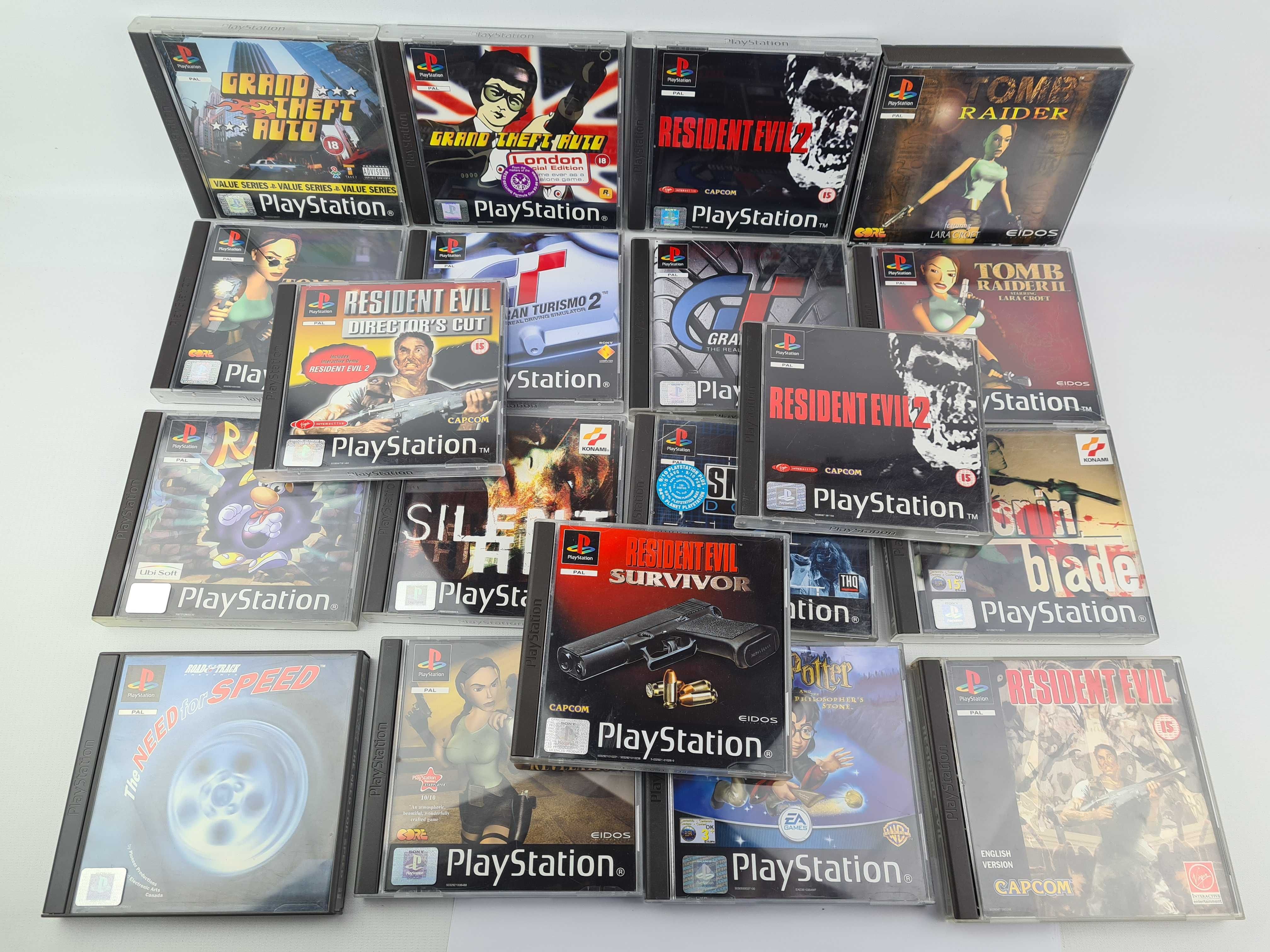 GRY PS1 Silent Hill Resident Evil  Gran Turismo GTA Tomb raider NFS